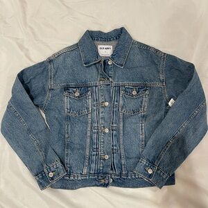 Old Navy, blue denim jacket